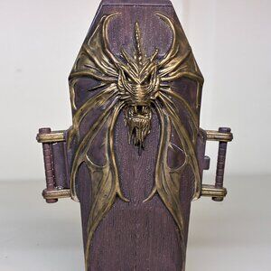 McFarlane 1997 DRACULA & COFFIN 4.5" NO Action Figure Monster Series Horror Toy